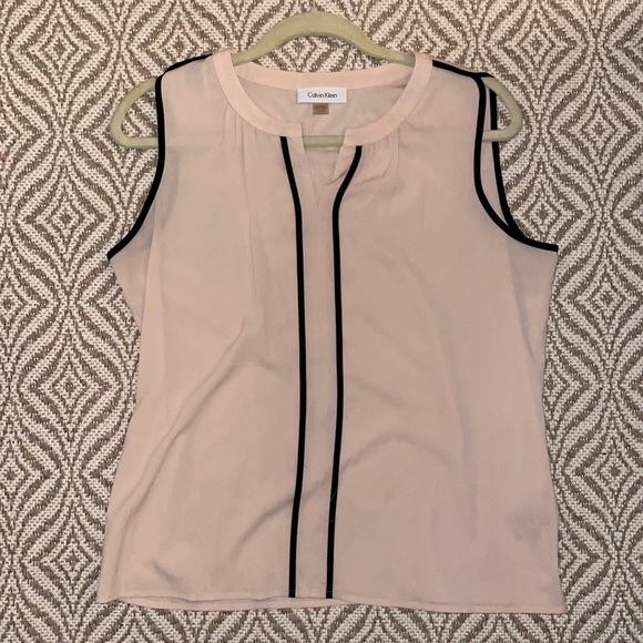 Calvin Klein Sleeveless Blouse - Picture 1 of 1